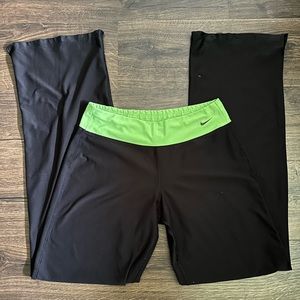 Nike Fit Dry wide leg leggings / yoga pants